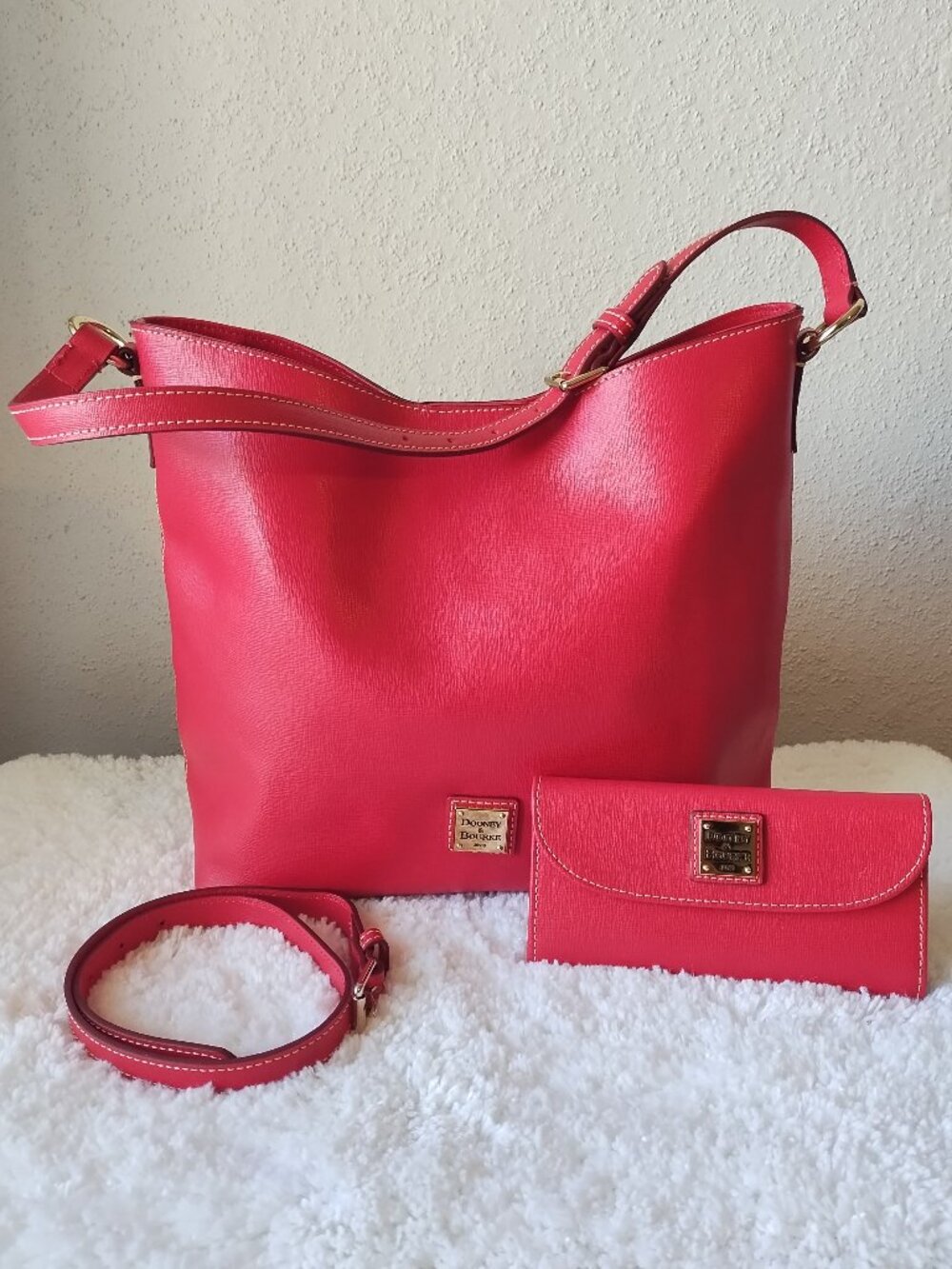 Dooney & Bourke Hobo Crossbody & Wallet Set